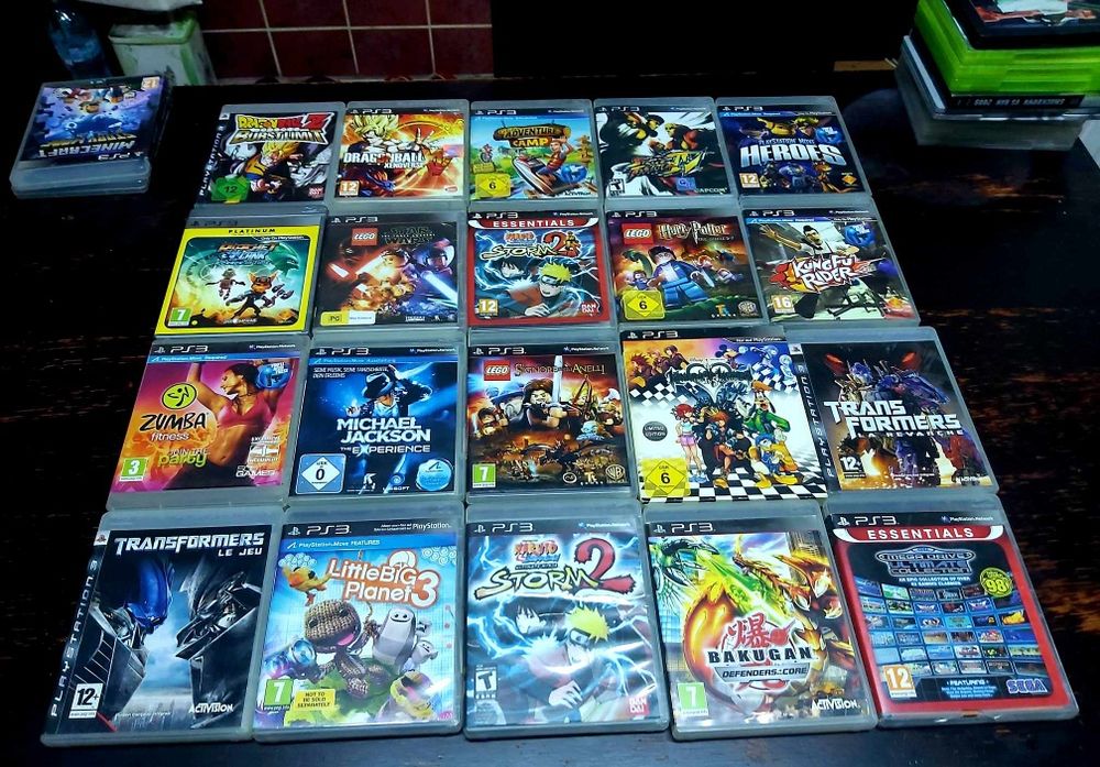 Lego/Dragonball/G force/Ratchet/Cars/Toystory/Transformers/Ben10 PS 3