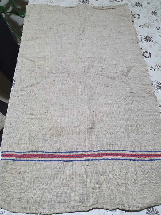 Stergare de cânepă, țesute la război