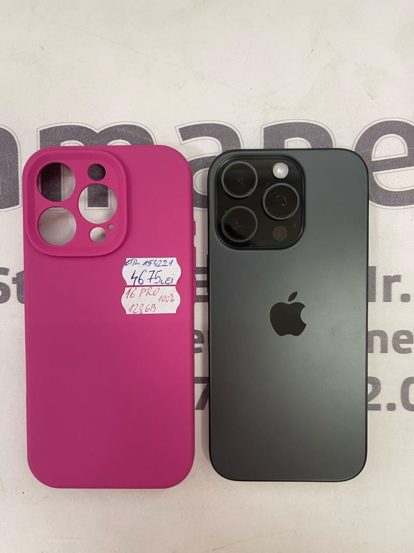 Apple iPhone 16 Pro, 128GB, 5G 100%Sanatate baterie -A-