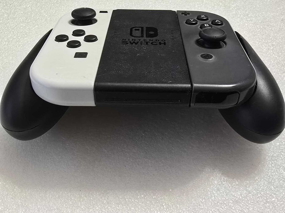 Set 2 x Controller Joy-Con NINTENDO Switch, alb-gri +suport controller