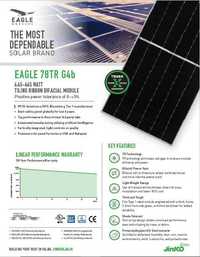 Panouri fotovoltaice 455Wp JINKO Solar BIFACIALE cu TVA 9% min. 4 buc
