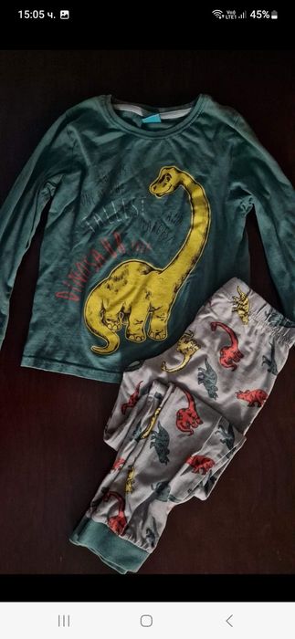 7-8г 128см нов анорак суитчър с качулка памук