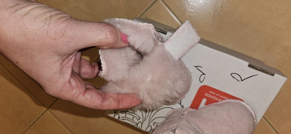 Нови кожени пантофки, номер 16 /17