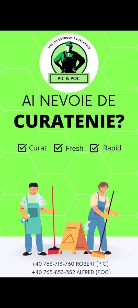 Servicii de curatenie / curatenie la domiciliu