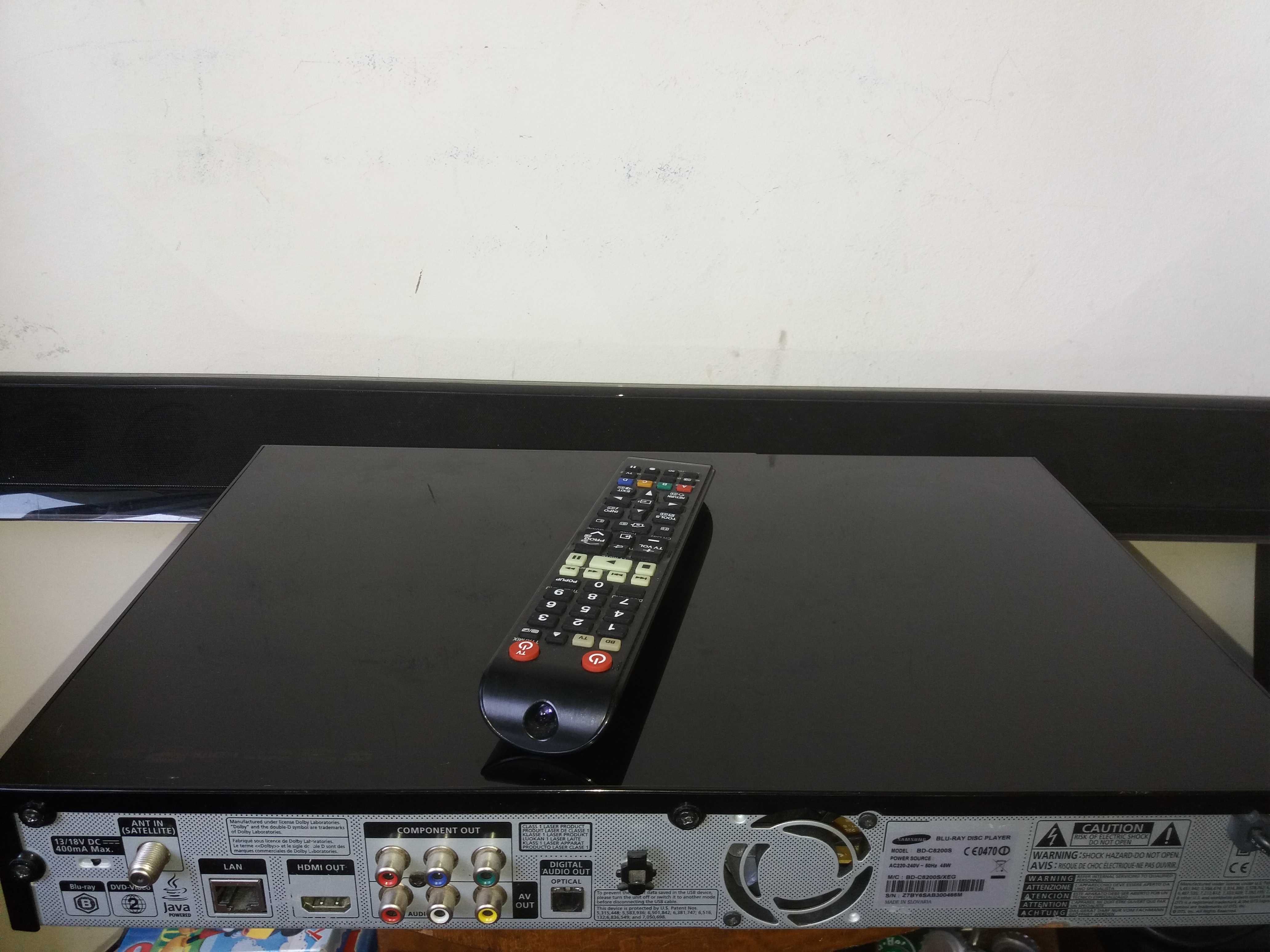 Blu ray bluray dvd samsung BD C8200S tuner tv satelit hdd500 wifi usb
