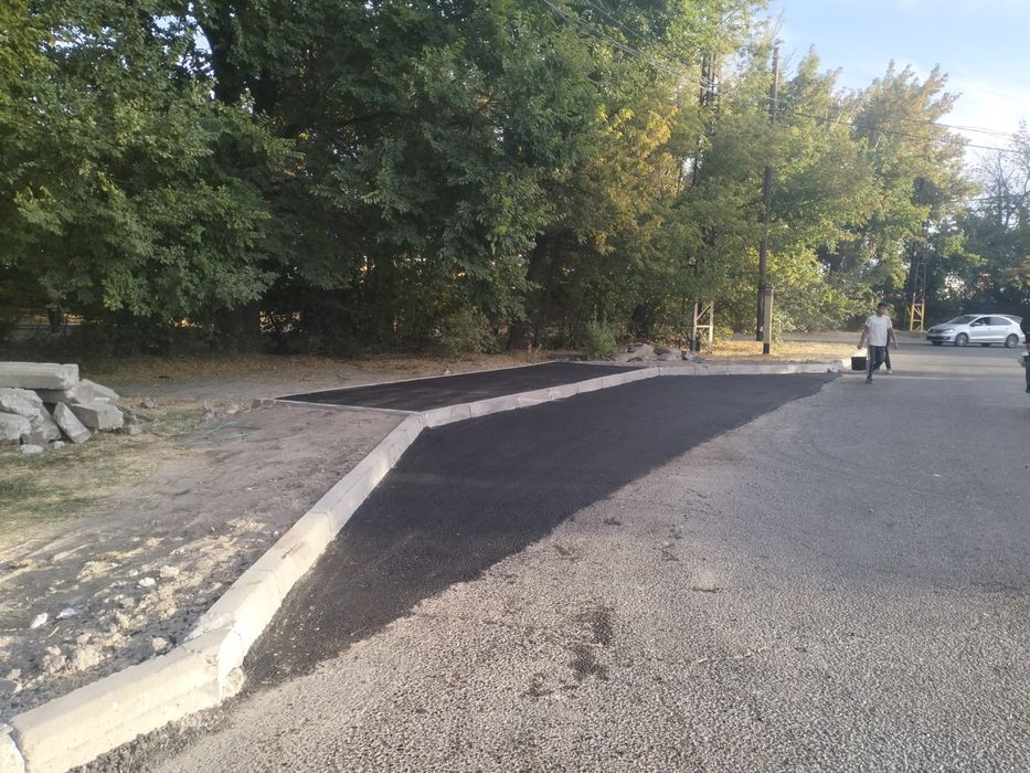 Асфальтирование асфальт, благоустройство территории