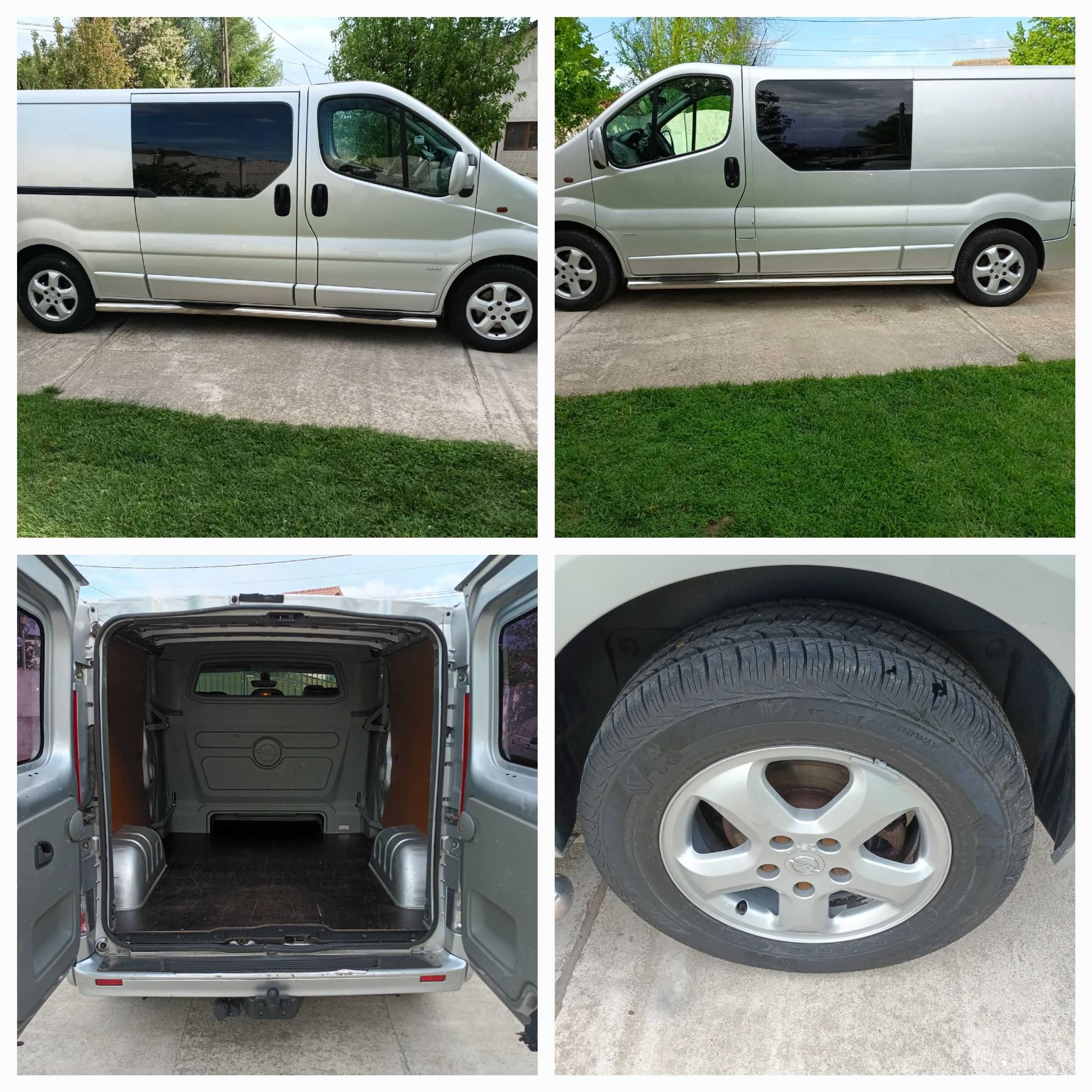 Opel vivaro Dublu cabine model lung 2012