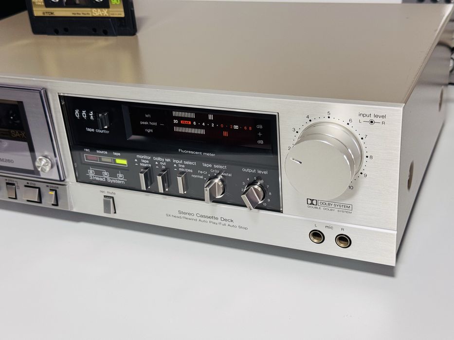 Deck de colecție TECHNICS RS-M260, 3 HEAD,sunet calitativ,servisat !!
