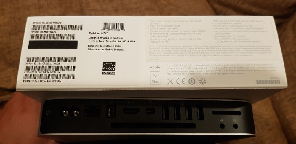 Mac Mini i5 Mid 2011 (upgradabil)