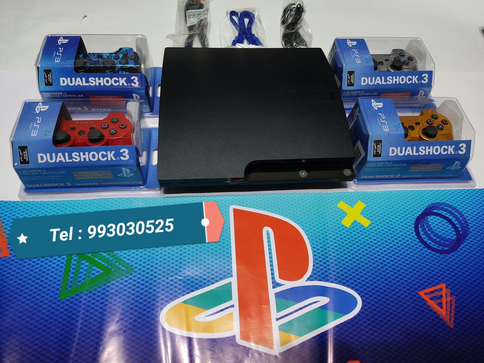 Playstation 3 Slim + 2ta Joystick + 40ta O'yin. 100% GARANTIYA.