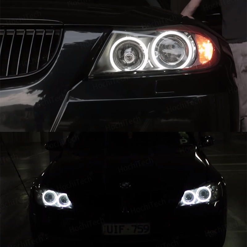 Led Marker Angel Eyes DRL lumina zi 20W Bmw Seria 3 E91 E90 nfl