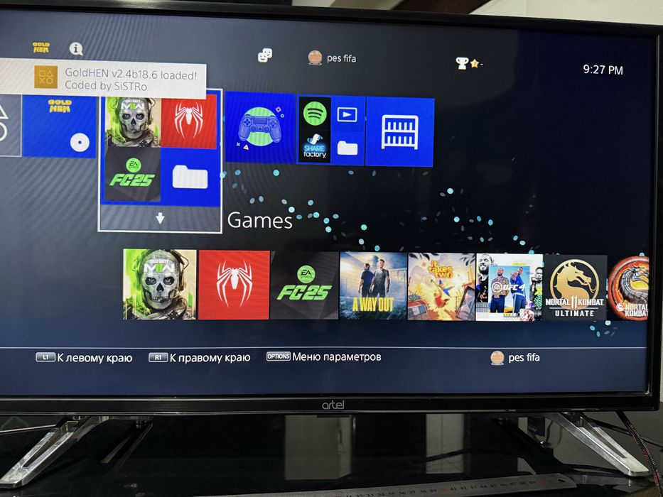 PS4 Slim 1TB GoldHen 11.50