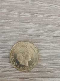Монета 5 франка  Шфейцария