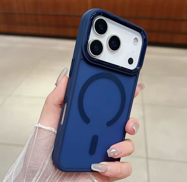 Iphone 17 17 AIR 17 PRO 17 PRO MAX - Husa Magsafe Big Metalic Frame