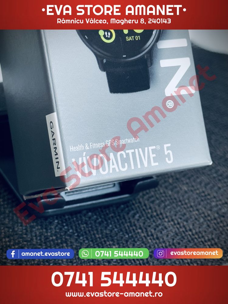 Smartwatch GARMIN Vivoactive 5 42mm Amoled GPS Android/iOS Produs nou