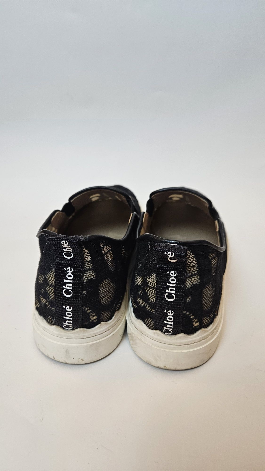 Sneakers Chloe alb negru