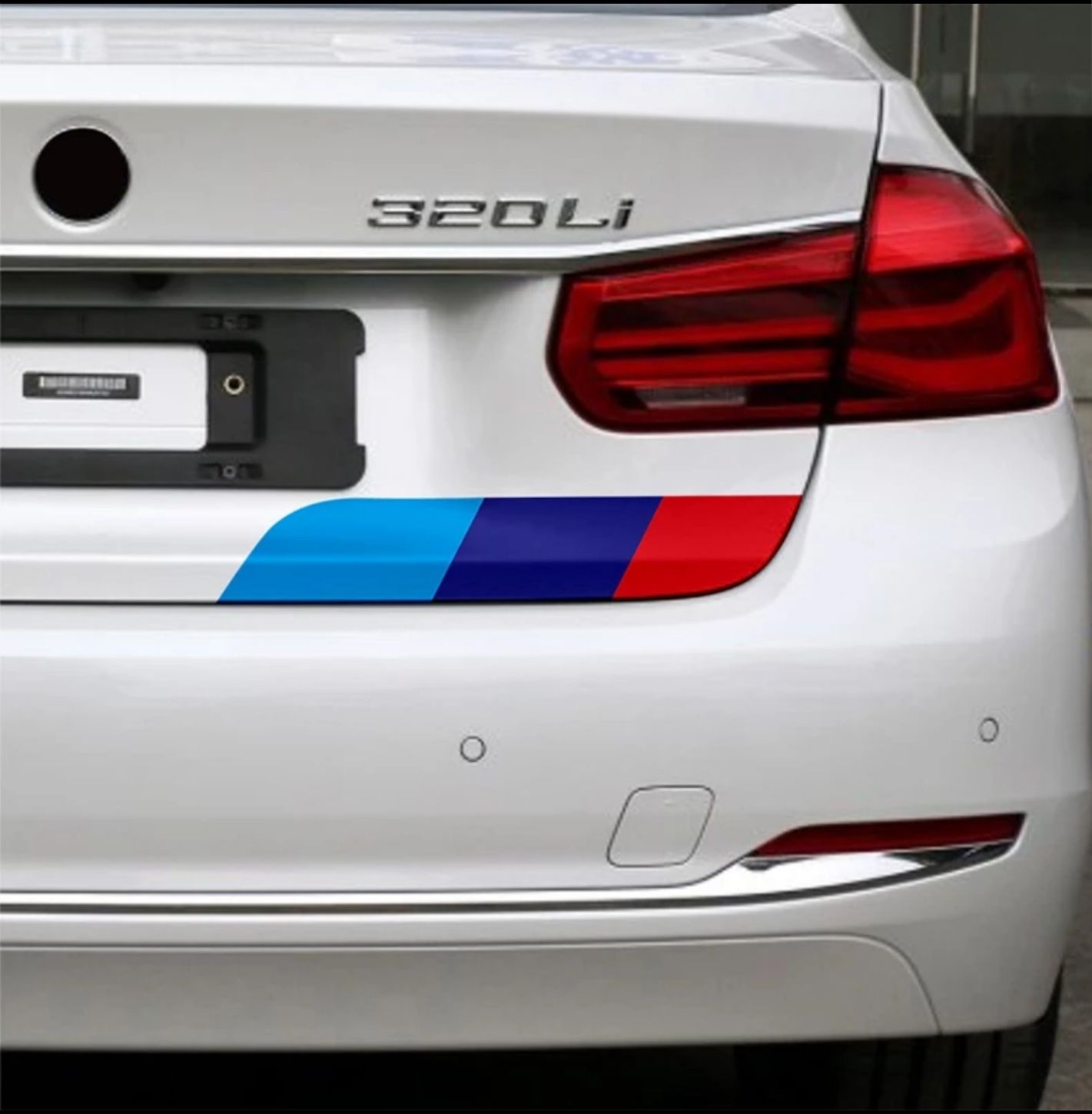 Sticker-Logo-Culori-M-Power-Performance-Bmw-Portbagaj-Spate