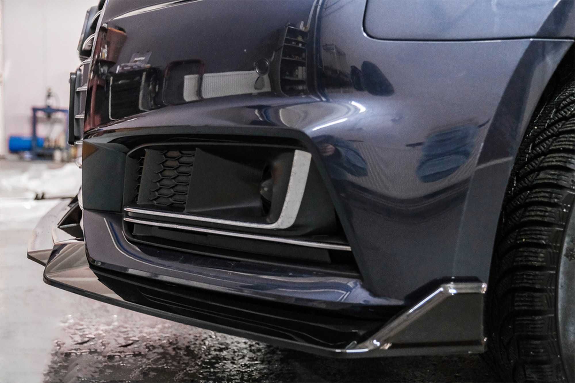 Спойлер за предна S-Line броня на Audi A4 B9 W8- 2016-2018, небоядисан