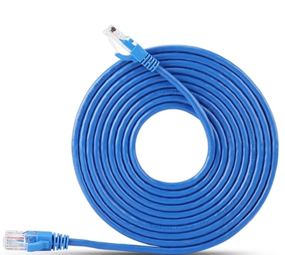 Кабель UTP. Патчкорд - 5 метр. Ethernet.