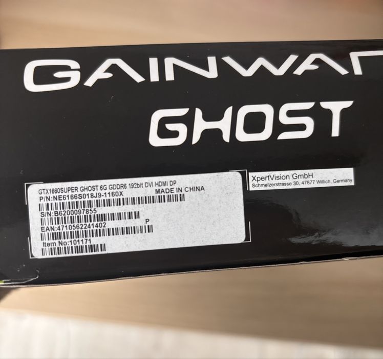 Geforce GTX 1660 Super 6GB DDR6