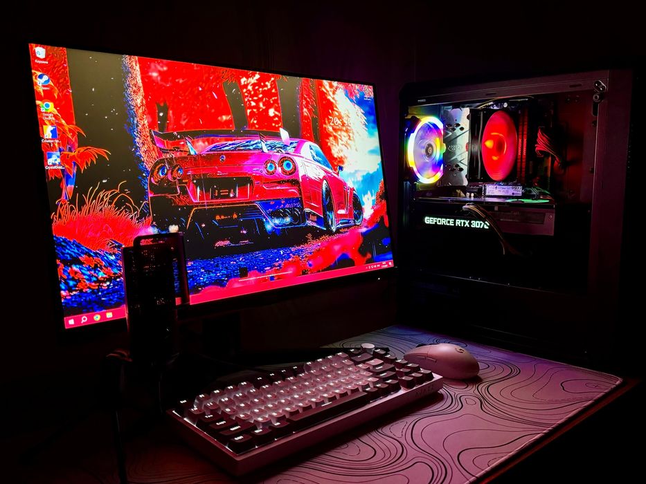Игровой Компьютер RTX3070 с Монитором 240 герц ВЕСЬ КОМПЛЕКТ