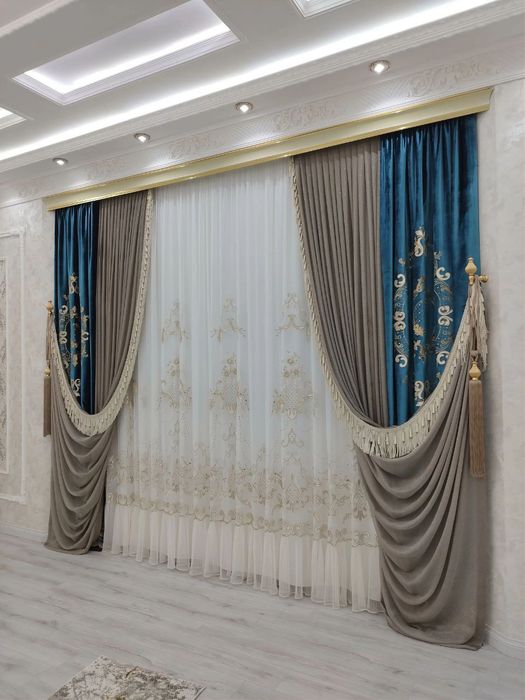 Premium darajadagi parda tikish xizmati — uyingizga nafislik qo‘shing