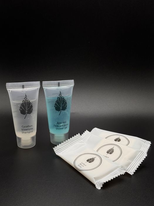 Одноразовый шампунь и гель для душа