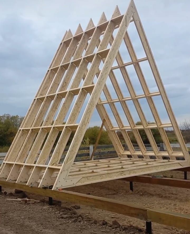 Афрейм, Домокомплект балки, A-frame