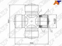 Крестовина рулевого кардана Toyota 4runner