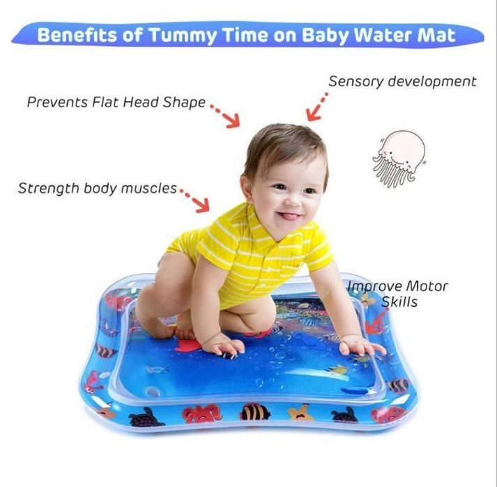 Нетоксичен надуваем бебешки матрак с вода 60*55 см.