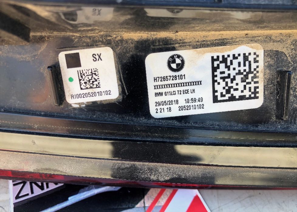 BMW seria 7 G11 G12 LCI stopuri spate haion aripa stop stanga dreapta