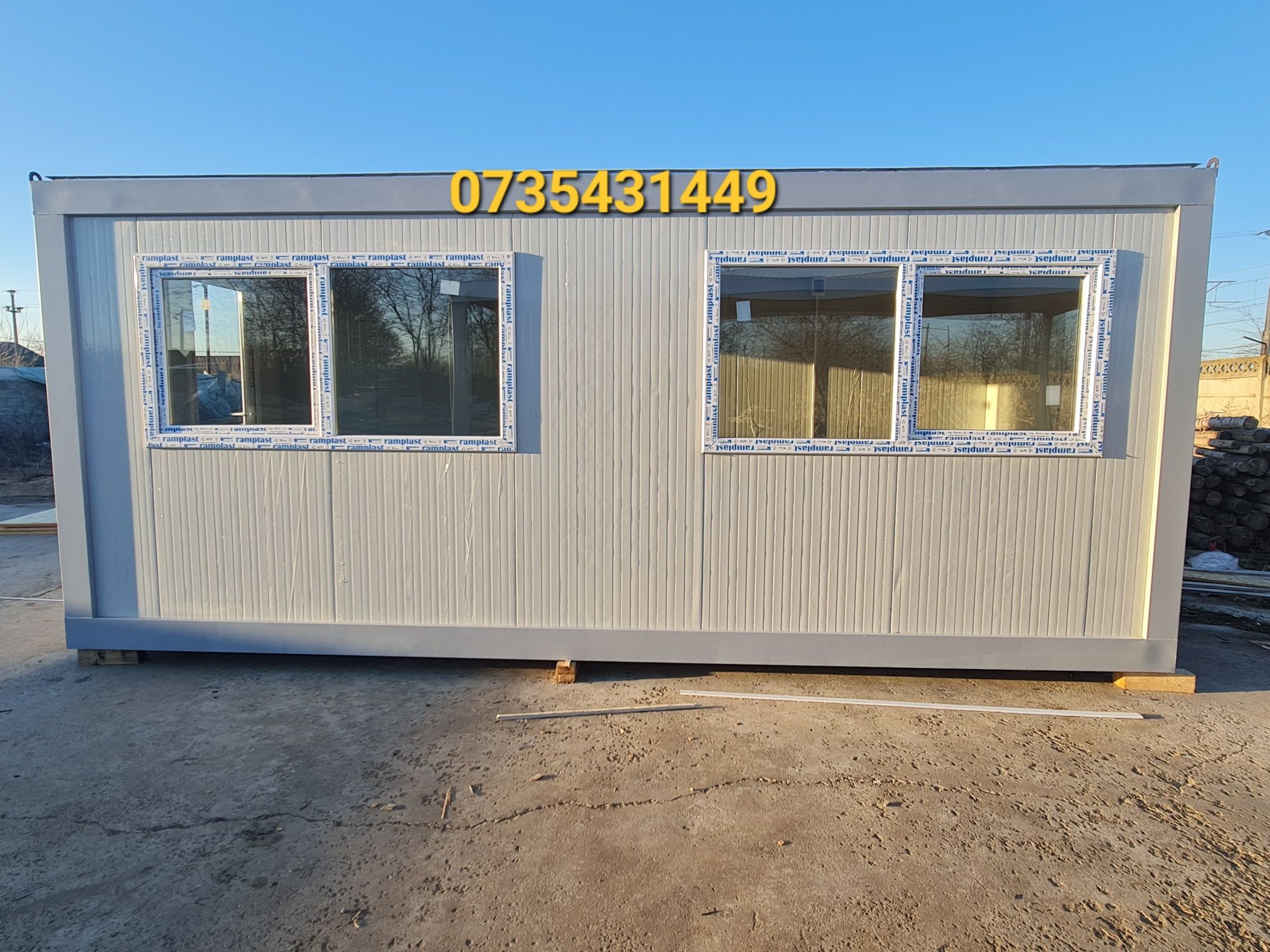 Vand container Birou  Vitrina Paza