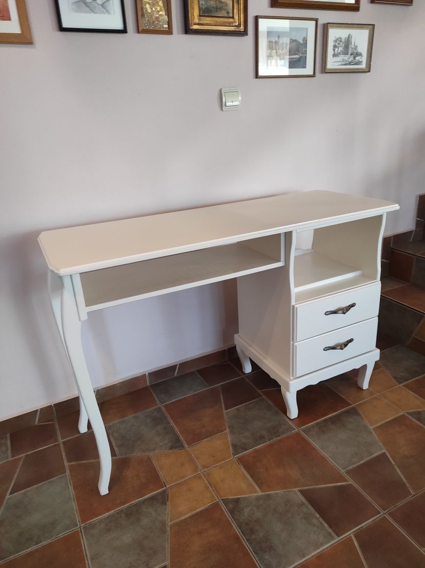 Masă cu sertare, birou din lemn masiv