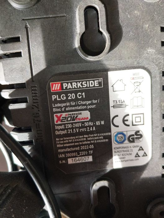 Батерия  4ah и зарядно parkside