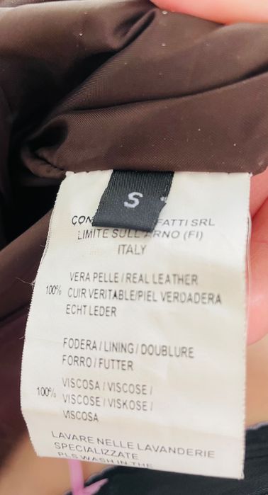 Geaca sacou piele reala Monte Reggi