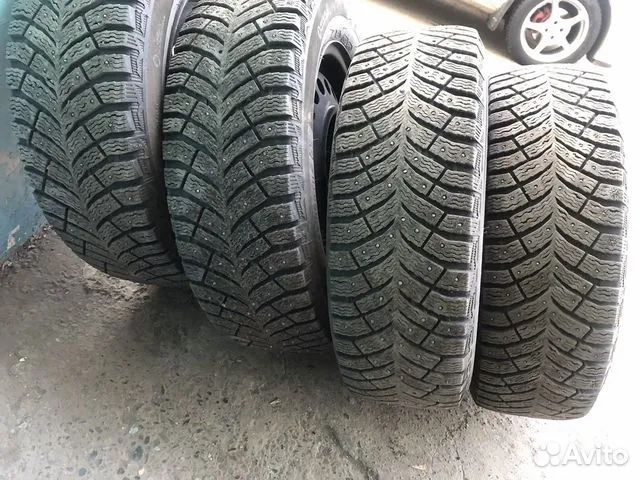 Шины michelin 195/65/15 шипы зимняя резина