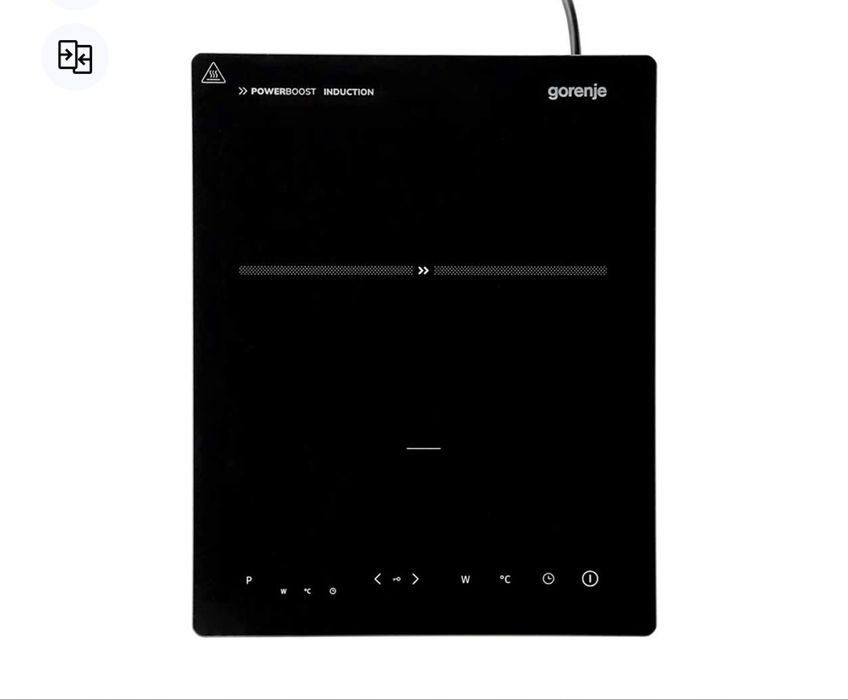 Plita electrica cu inductie GORENJE ICR2000SP, 1 arzator, 2000W, negru