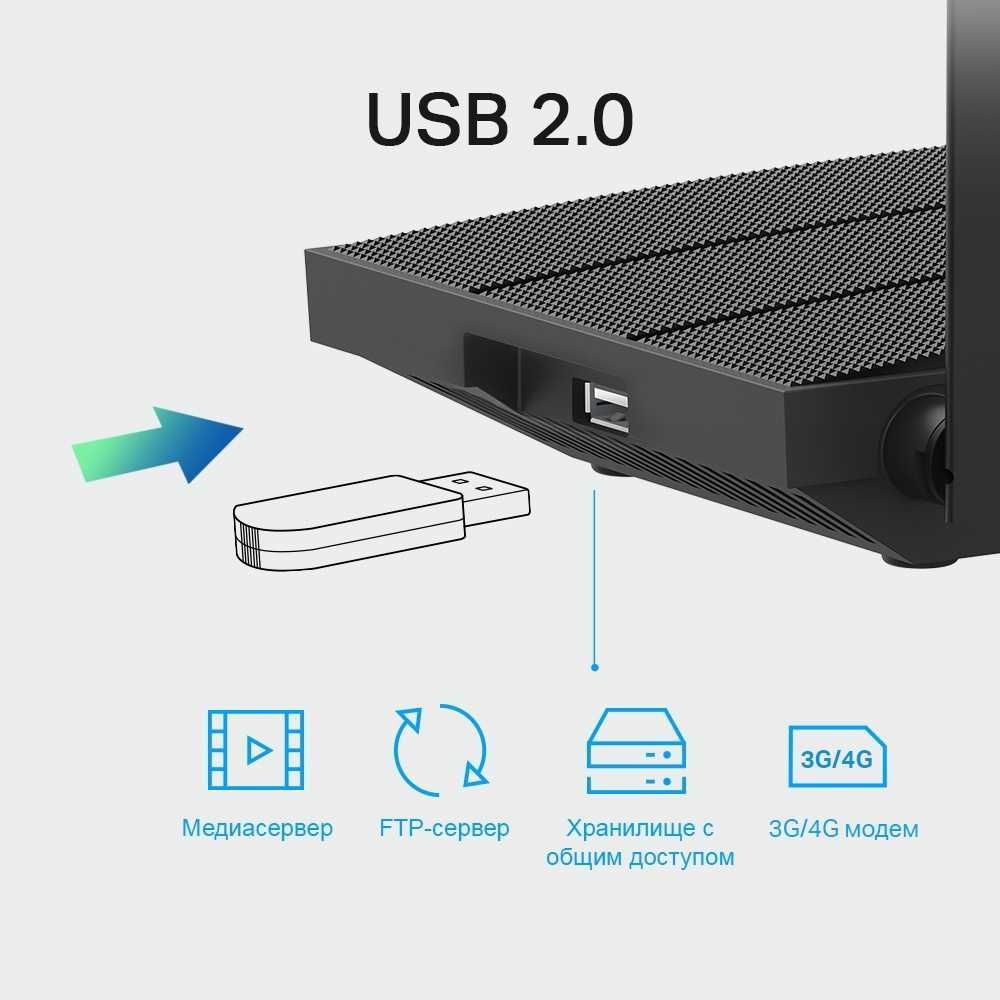 Роутер (Router) TP-Link Archer C6U/ AC1200 Wi-Fi Router