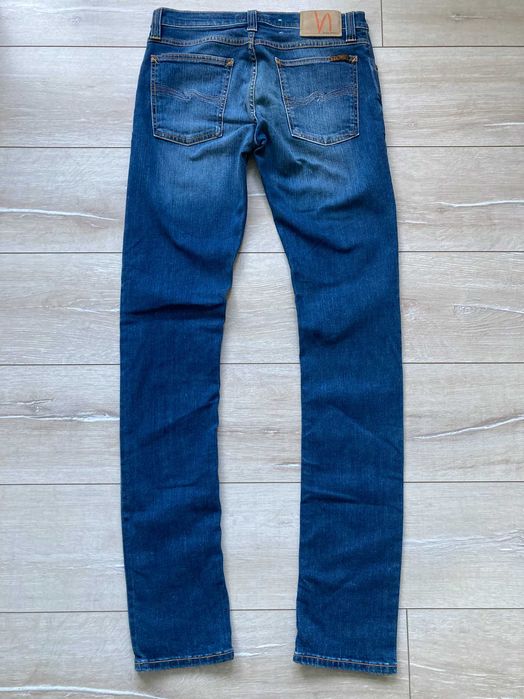 Nudie Tight Long John Bright Blue мъжки дънки размер W28 L34