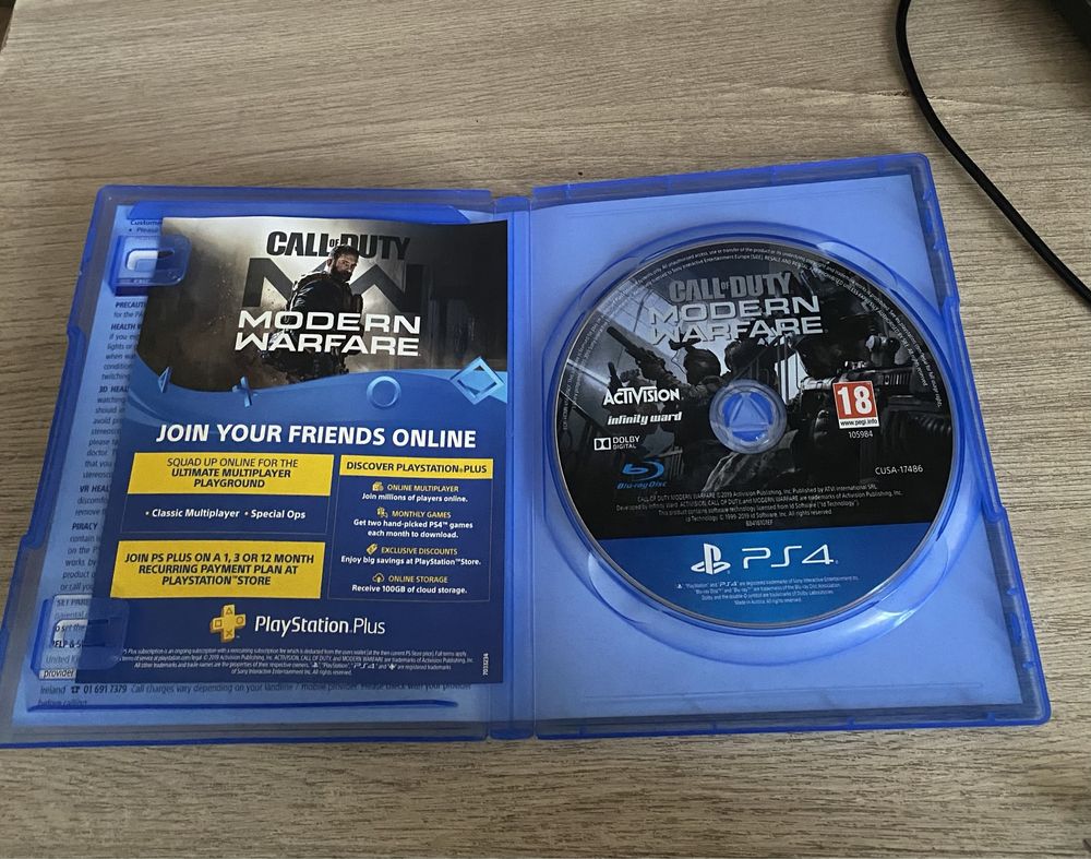 Диск call if duty mw 2019