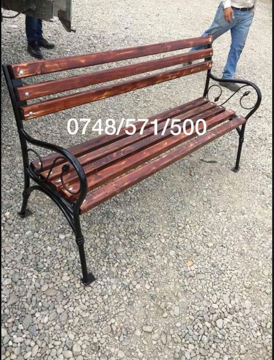 Bănci pentru spații verzi / mobilier stradal