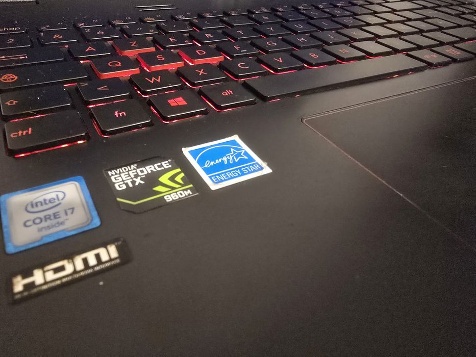 Laptop gaming Asus ROG GL552V I7 gen 6 8GB Ddr4 Gtx 960
