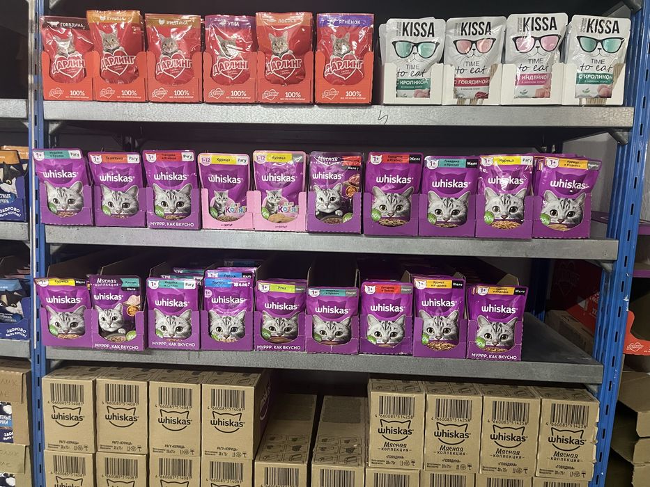 Корм для кошек вискас