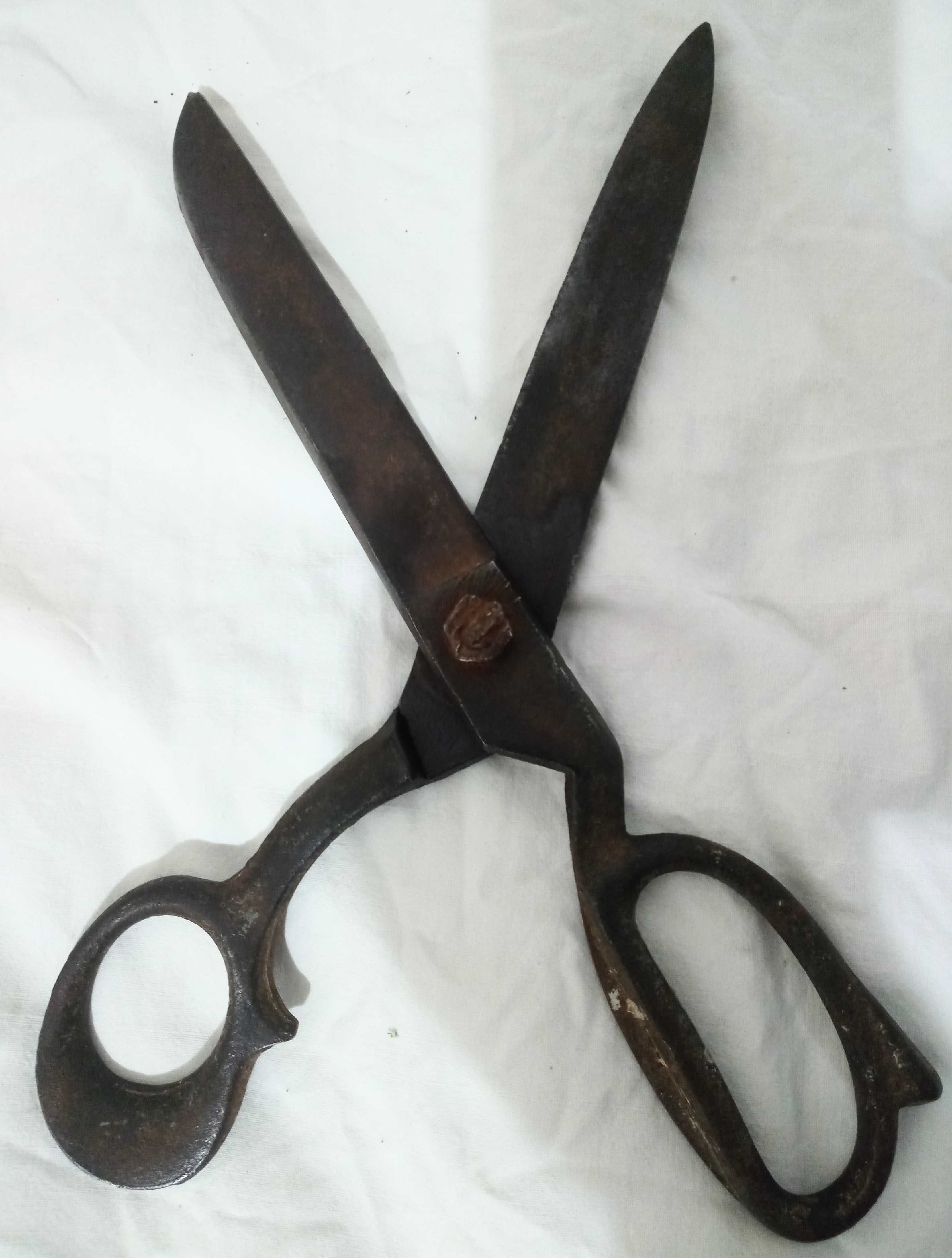 2 броя антични големи шевни ножици GERLACH Полша 1930-те