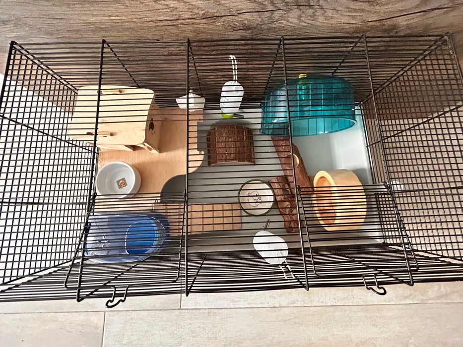 cusca hamsteri complet echipata pentru 1 sau 2