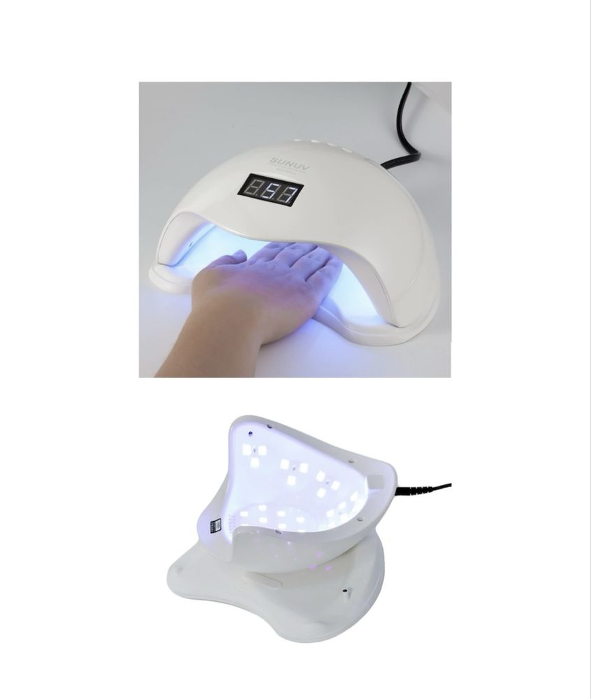 Професионална лампа за Нокти, Гел Лак, Маникюр UV/LED - SUN 54W