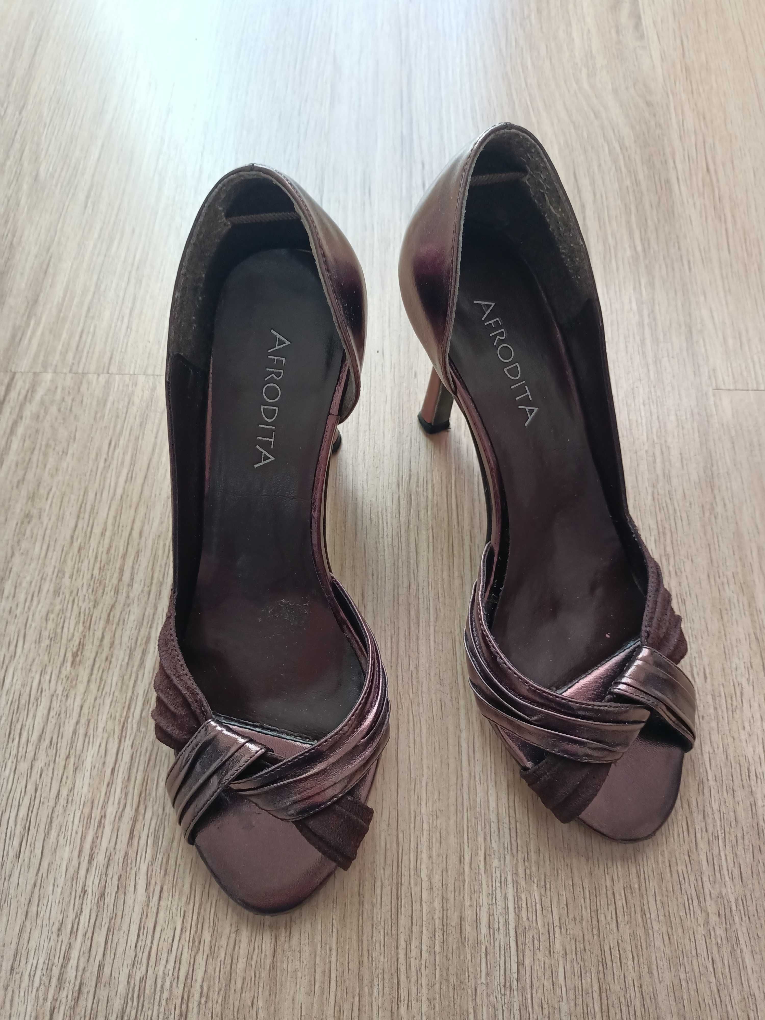 Pantofi dama, bronz, 38