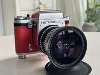 Pentacon Six TL Camera Foto pe Film Format Mediu piele rosie