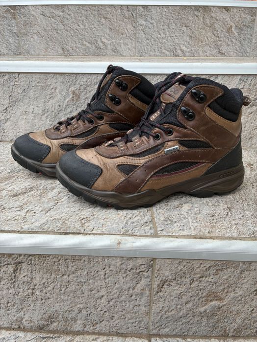 Обувки Ecco GoreTex Кожени 38 Туристически Свободен Стил
