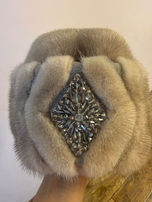 Шапка норковая женская
